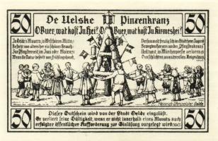 Német Birodalom/Weimari Köztársaság/Oerle 1920. 50Pf + 1M + 2M összesen:3klf db, teljes sor T:I