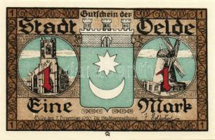 Német Birodalom/Weimari Köztársaság/Oerle 1920. 50Pf + 1M + 2M összesen:3klf db, teljes sor T:I