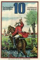 Német Birodalom/Weimari Köztársaság/Rinteln 1920. 10Pf + 25Pf + 50Pf + 1M összesen:4klf db, teljes s...