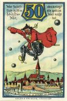 Német Birodalom/Weimari Köztársaság/Rinteln 1920. 10Pf + 25Pf + 50Pf + 1M összesen:4klf db, teljes s...