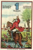 Német Birodalom/Weimari Köztársaság/Rinteln 1920. 10Pf + 25Pf + 50Pf + 1M összesen:4klf db, teljes s...
