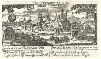 Német Birodalom/Weimari Köztársaság/Diez 1920. 10Pf + 25Pf + 50Pf összesen:3klf db, teljes sor T:I