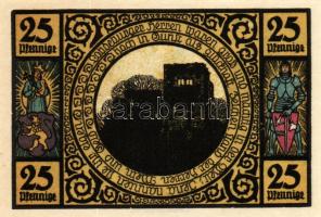 Német Birodalom/Weimari Köztársaság/Lobeda 1921. 25Pf (3x) + 50Pf (4x) összesen:7klf db, teljes sor T:I