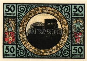 Német Birodalom/Weimari Köztársaság/Lobeda 1921. 25Pf (3x) + 50Pf (4x) összesen:7klf db, teljes sor ...