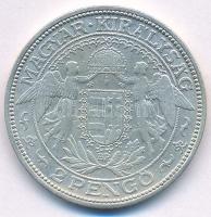 1936. 2P Ag "Madonna" T:2- Adamo P7