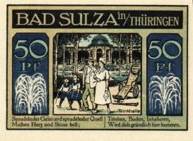 Német Birodalom/Weimari Köztársaság/Sulza 1921. 10Pf + 25Pf + 50Pf(2x) + 75Pf(2x) összesen:6klf db, ...