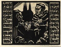 Német Birodalom/Weimari Köztársaság/Erfurt 1921. 50Pf(5x) összesen:5klf db, teljes sor T:I