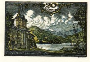 Német Birodalom/Weimari Köztársaság/Tegernsee 1921. 10Pf + 20Pf + 30Pf + 40Pf összesen:4klf db, telj...