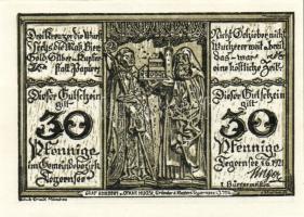 Német Birodalom/Weimari Köztársaság/Tegernsee 1921. 10Pf + 20Pf + 30Pf + 40Pf összesen:4klf db, telj...