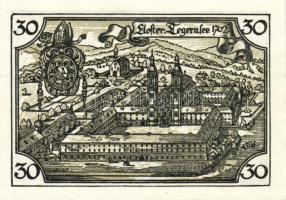 Német Birodalom/Weimari Köztársaság/Tegernsee 1921. 10Pf + 20Pf + 30Pf + 40Pf összesen:4klf db, telj...