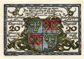 Német Birodalom/Weimari Köztársaság/Tegernsee 1921. 10Pf + 20Pf + 30Pf + 40Pf összesen:4klf db, telj...