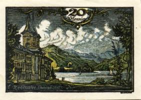 Német Birodalom/Weimari Köztársaság/Tegernsee 1921. 10Pf + 20Pf + 30Pf + 40Pf összesen:4klf db, telj...