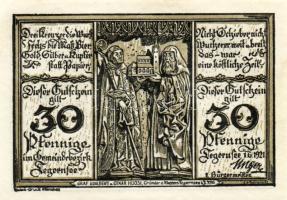 Német Birodalom/Weimari Köztársaság/Tegernsee 1921. 10Pf + 20Pf + 30Pf + 40Pf összesen:4klf db, telj...