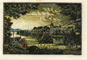 Német Birodalom/Weimari Köztársaság/Tegernsee 1921. 10Pf + 20Pf + 30Pf + 40Pf összesen:4klf db, telj...