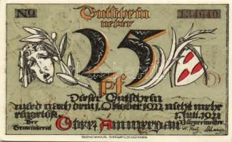 Német Birodalom/Weimari Köztársaság/Oberammergau 1921. 25Pf + 50Pf + 75Pf összesen:3klf db, teljes s...