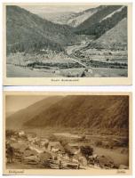 Királymező, Uszty-Csorna, Ust-Chorna; 4 db régi képeslap / 4 pre-1945 postcards