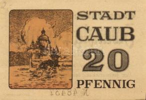 Német Birodalom/Weimari Köztársaság/Caub D.N. 10Pf + 20Pf + 25Pf + 50Pf összesen:4klf db, teljes sor...