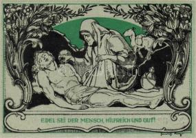 Német Birodalom/Weimari Köztársaság/Weimar 1921. 50Pf(6x)összesen:6klf db, teljes sor T:I