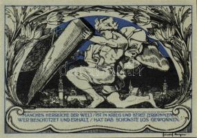 Német Birodalom/Weimari Köztársaság/Weimar 1921. 50Pf(6x)összesen:6klf db, teljes sor T:I