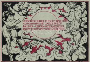 Német Birodalom/Weimari Köztársaság/Weimar 1921. 50Pf(6x)összesen:6klf db, teljes sor T:I