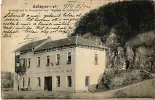 1914 Szilágysomlyó, Simleu Silvaniei; Borértékesítő és Pinceszövetkezet főépülete és vendéglője, étterem / main building and restaurant of the Wine sales and cellar cooperatives (kis sarokhiány / small corner shortage)