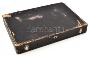 Alpakka evőeszközkészlet, dobozban, 21 db