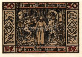 Német Birodalom/Weimari Köztársaság/Eisenach 1921. 50Pf(6x) összesen:6klf db, teljes sor T:I