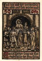 Német Birodalom/Weimari Köztársaság/Eisenach 1921. 50Pf(6x) összesen:6klf db, teljes sor T:I