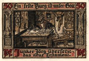 Német Birodalom/Weimari Köztársaság/Eisenach 1921. 50Pf(6x) összesen:6klf db, teljes sor T:I