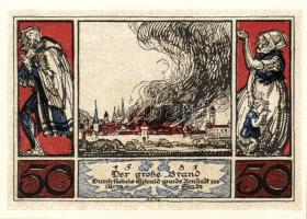 Német Birodalom/Weimari Köztársaság/Arnstadt 1921. 50Pf(6x) összesen:6klf db, teljes sor T:I