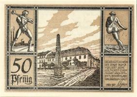 Német Birodalom/Weimari Köztársaság/Auma 1921. 50Pf(6x) összesen:6klf db, teljes sor T:I