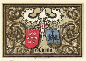 Német Birodalom/Weimari Köztársaság/Auma 1921. 50Pf(6x) összesen:6klf db, teljes sor T:I