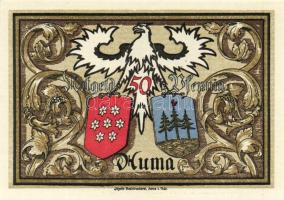 Német Birodalom/Weimari Köztársaság/Auma 1921. 50Pf(6x) összesen:6klf db, teljes sor T:I