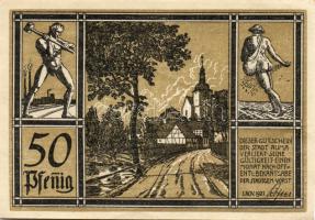 Német Birodalom/Weimari Köztársaság/Auma 1921. 50Pf(6x) összesen:6klf db, teljes sor T:I