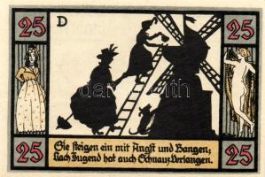 Német Birodalom/Weimari Köztársaság/Apolda 1921. 25Pf(6x) összesen:6klf db, teljes sor T:I