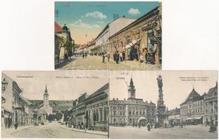 51 db főleg RÉGI történelmi magyar és külföldi városképes lap / 51 mostly pre-1945 town-view postcar...