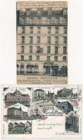 51 db főleg RÉGI történelmi magyar és külföldi városképes lap / 51 mostly pre-1945 town-view postcar...