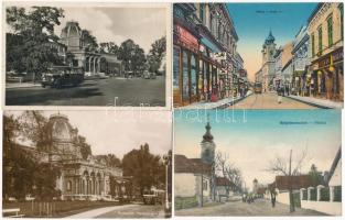 35 db főleg RÉGI magyar városképes lap / 35 mostly pre-1945 Hungarian town-view postcards