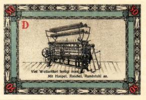 Német Birodalom/Weimari Köztársaság/Apolda 1921. 50Pf(6x) összesen:6klf db, teljes sor T:I