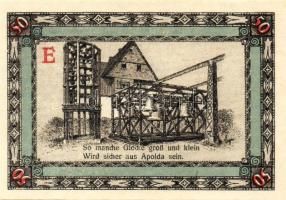 Német Birodalom/Weimari Köztársaság/Apolda 1921. 50Pf(6x) összesen:6klf db, teljes sor T:I