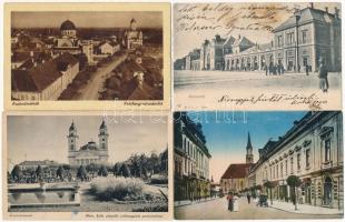 13 db RÉGI erdélyi városképes lap / 13 pre-1945 Transylvanian town-view postcards