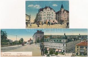 13 db RÉGI erdélyi városképes lap / 13 pre-1945 Transylvanian town-view postcards