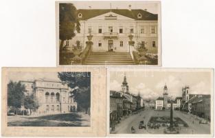 13 db RÉGI erdélyi városképes lap / 13 pre-1945 Transylvanian town-view postcards