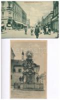 16 db RÉGI magyar városképes lap / 16 pre-1945 Hungarian town-view postcards