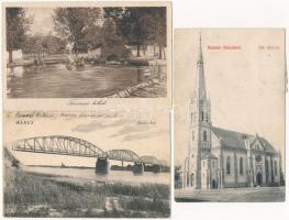 16 db RÉGI magyar városképes lap / 16 pre-1945 Hungarian town-view postcards