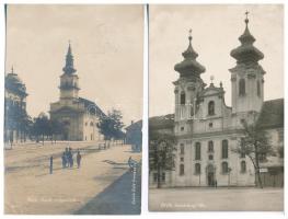 12 db RÉGI magyar városképes lap / 12 pre-1945 Hungarian town-view postcards