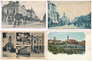 11 db RÉGI magyar városképes lap / 11 pre-1945 Hungarian town-view postcards