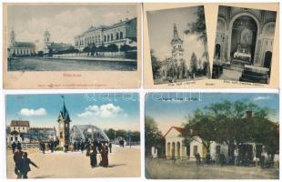9 db RÉGI magyar városképes lap / 9 pre-1945 Hungarian town-view postcards