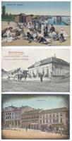 10 db RÉGI magyar városképes lap / 10 pre-1945 Hungarian town-view postcards