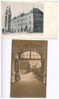 10 db RÉGI magyar városképes lap / 10 pre-1945 Hungarian town-view postcards